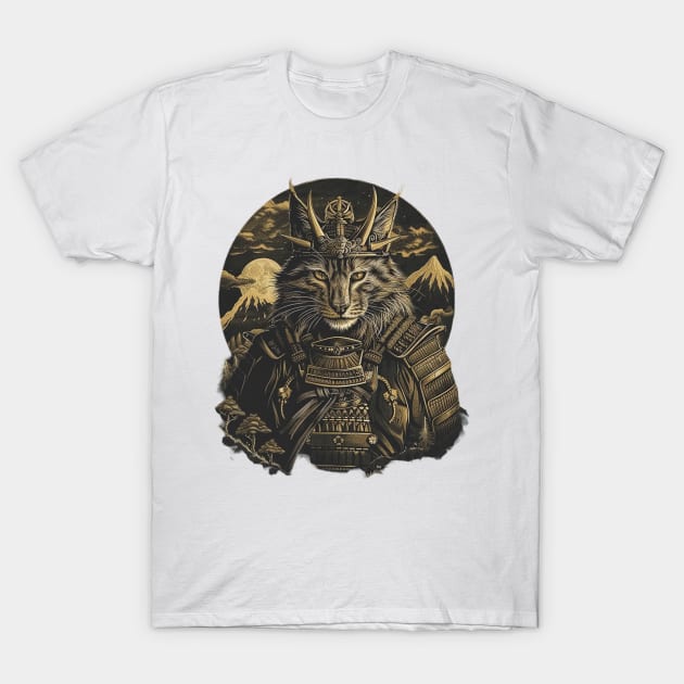 Cat Ninja Legend Stealthy Fury T-Shirt by Tosik Art1